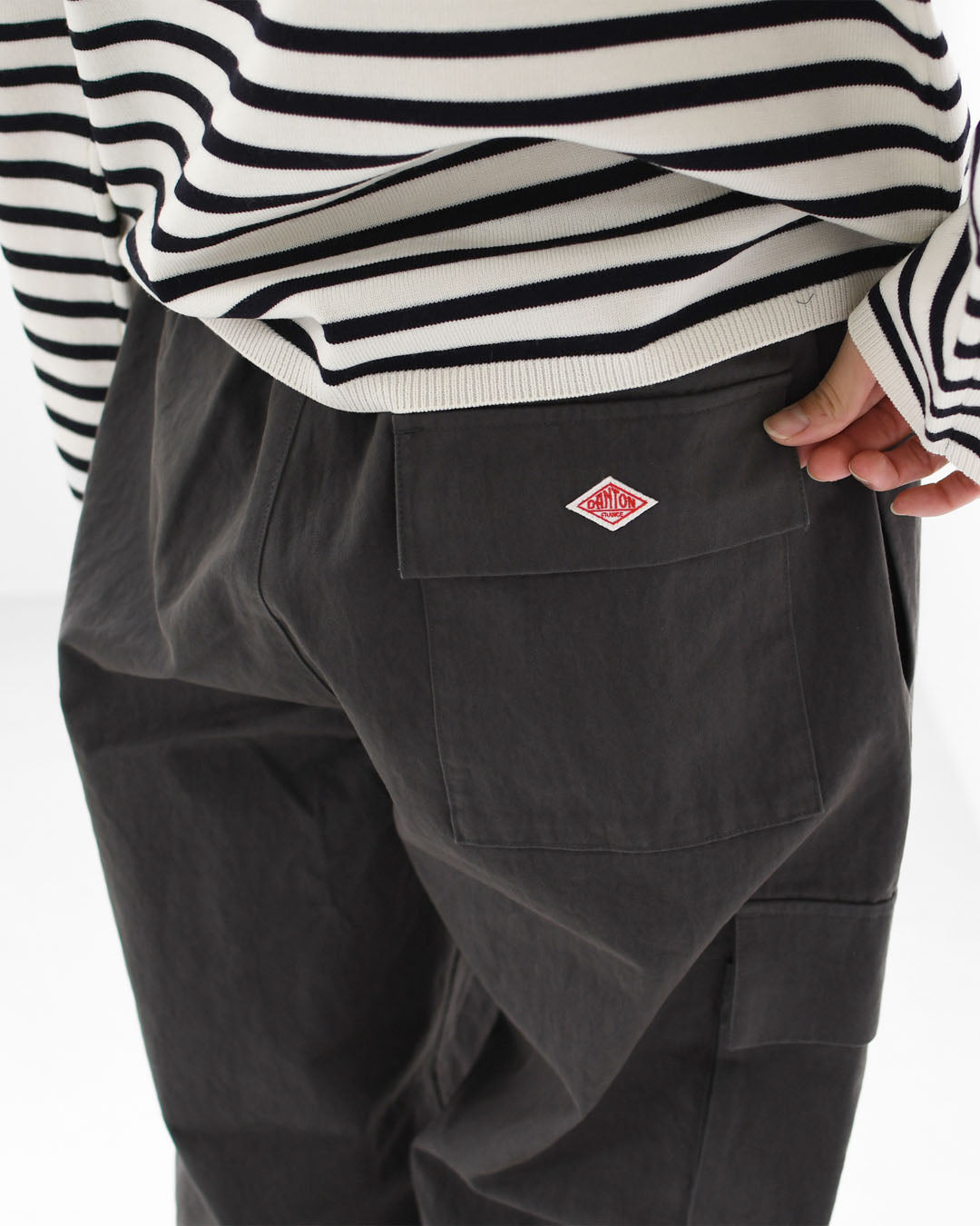 DANTON [ダントン] W PEACH SKIN CARGO PANTS [DT-E0272LUD] ピーチスキンカーゴパンツ・カーゴパンツ・ピーチスキン・コットンナイロン・LADY'S [2025AW]