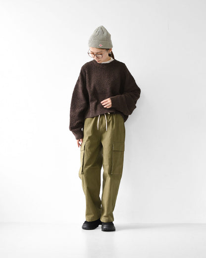 DANTON [ダントン] W PEACH SKIN CARGO PANTS [DT-E0272LUD] ピーチスキンカーゴパンツ・カーゴパンツ・ピーチスキン・コットンナイロン・LADY'S [2025AW]