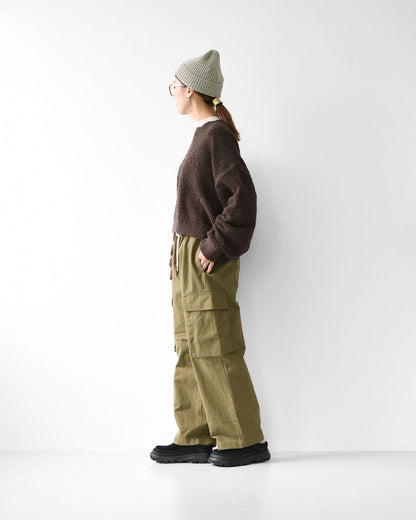 DANTON [ダントン] W PEACH SKIN CARGO PANTS [DT-E0272LUD] ピーチスキンカーゴパンツ・カーゴパンツ・ピーチスキン・コットンナイロン・LADY'S [2025AW]
