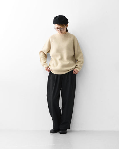 DANTON [ダントン] W TUCK PANTS [DT-E0274FLP] タックパンツ・イージーパンツ・2タック・ワイドテーパードシルエット・Lポケット・LADY'S [2025AW]