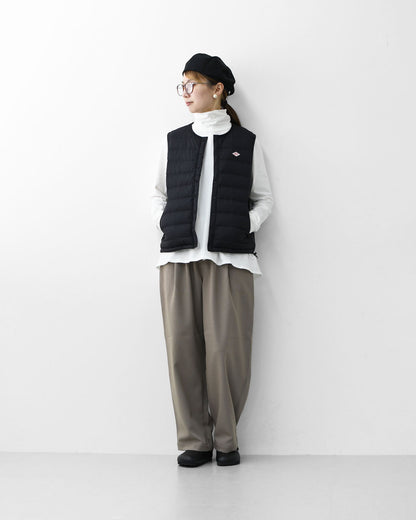 DANTON [ダントン] W TUCK PANTS [DT-E0274FLP] タックパンツ・イージーパンツ・2タック・ワイドテーパードシルエット・Lポケット・LADY'S [2025AW]