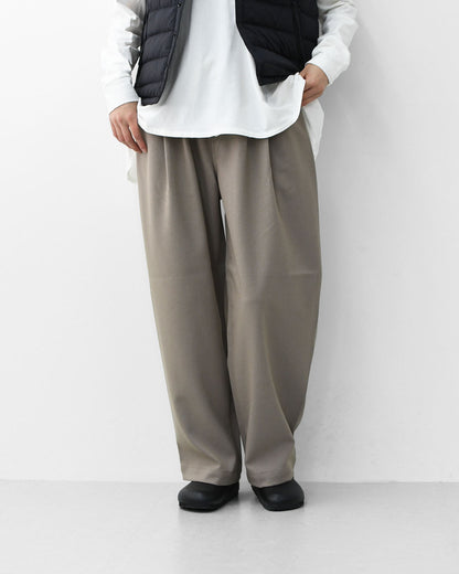 DANTON [ダントン] W TUCK PANTS [DT-E0274FLP] タックパンツ・イージーパンツ・2タック・ワイドテーパードシルエット・Lポケット・LADY'S [2025AW]