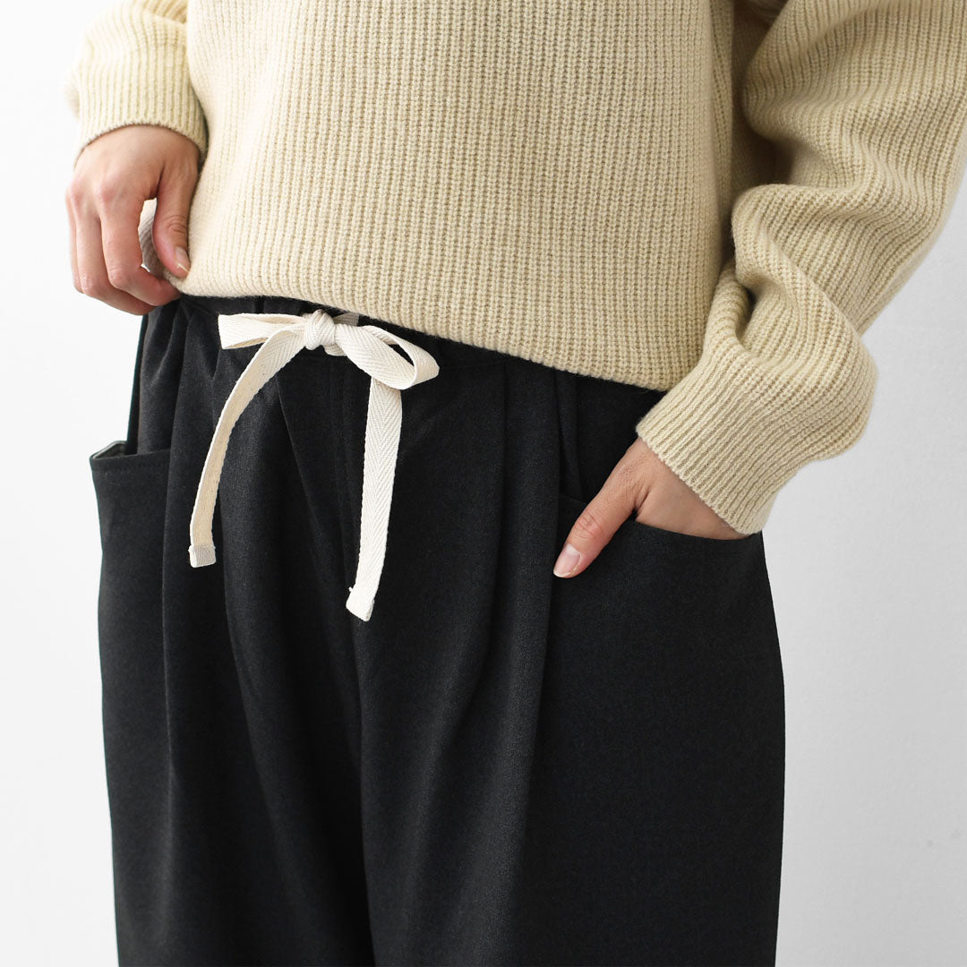 DANTON [ダントン] W TUCK PANTS [DT-E0274FLP] タックパンツ・イージーパンツ・2タック・ワイドテーパードシルエット・Lポケット・LADY'S [2025AW]