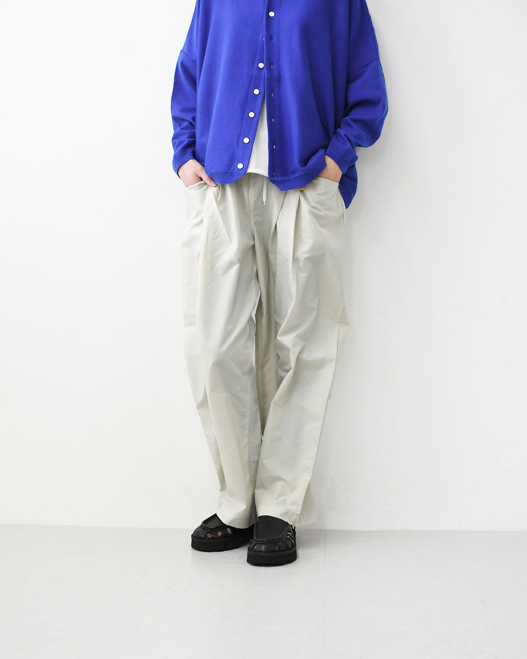 DANTON [ダントン] W Stunner Nylon 2tuck Easy Pants [DT-E0274SNY] スタナーナイロン2タックイージーパンツ・リラックス・ゆったりシルエット・LADY'S [2026SS]