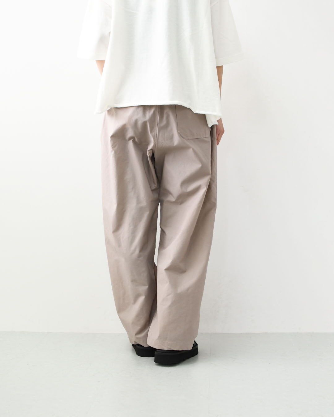 DANTON [ダントン] W Stunner Nylon 2tuck Easy Pants [DT-E0274SNY] スタナーナイロン2タックイージーパンツ・リラックス・ゆったりシルエット・LADY'S [2026SS]