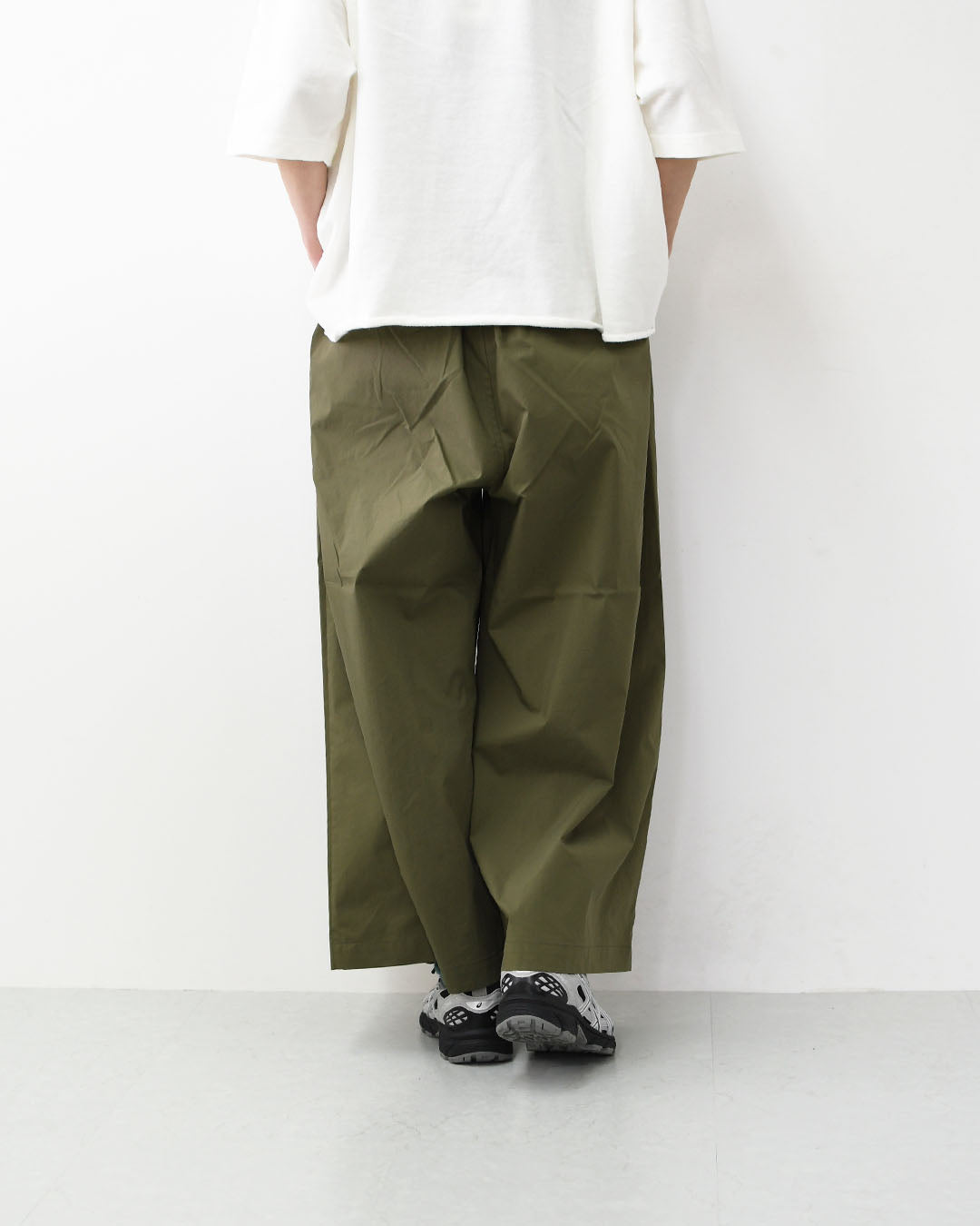 DANTON [ダントン] W CROPPED WIDE PANTS [DT-E0295CBD] クロップワイドパンツ・リラックス・ゆったりシルエット・LADY'S [2026SS]