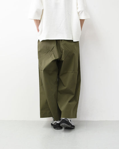 DANTON [ダントン] W CROPPED WIDE PANTS [DT-E0295CBD] クロップワイドパンツ・リラックス・ゆったりシルエット・LADY'S [2026SS]