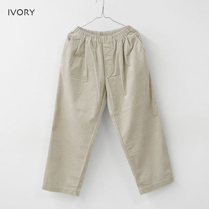 DANTON [ダントン] W Corduroy 2-Tuck Easy Pants [DT-E0318CDU] コーデュロイ 2タック イージーパンツ・コーデュロイパンツ・ストレートシルエット・クロップド丈・LADY'S [2026AW]