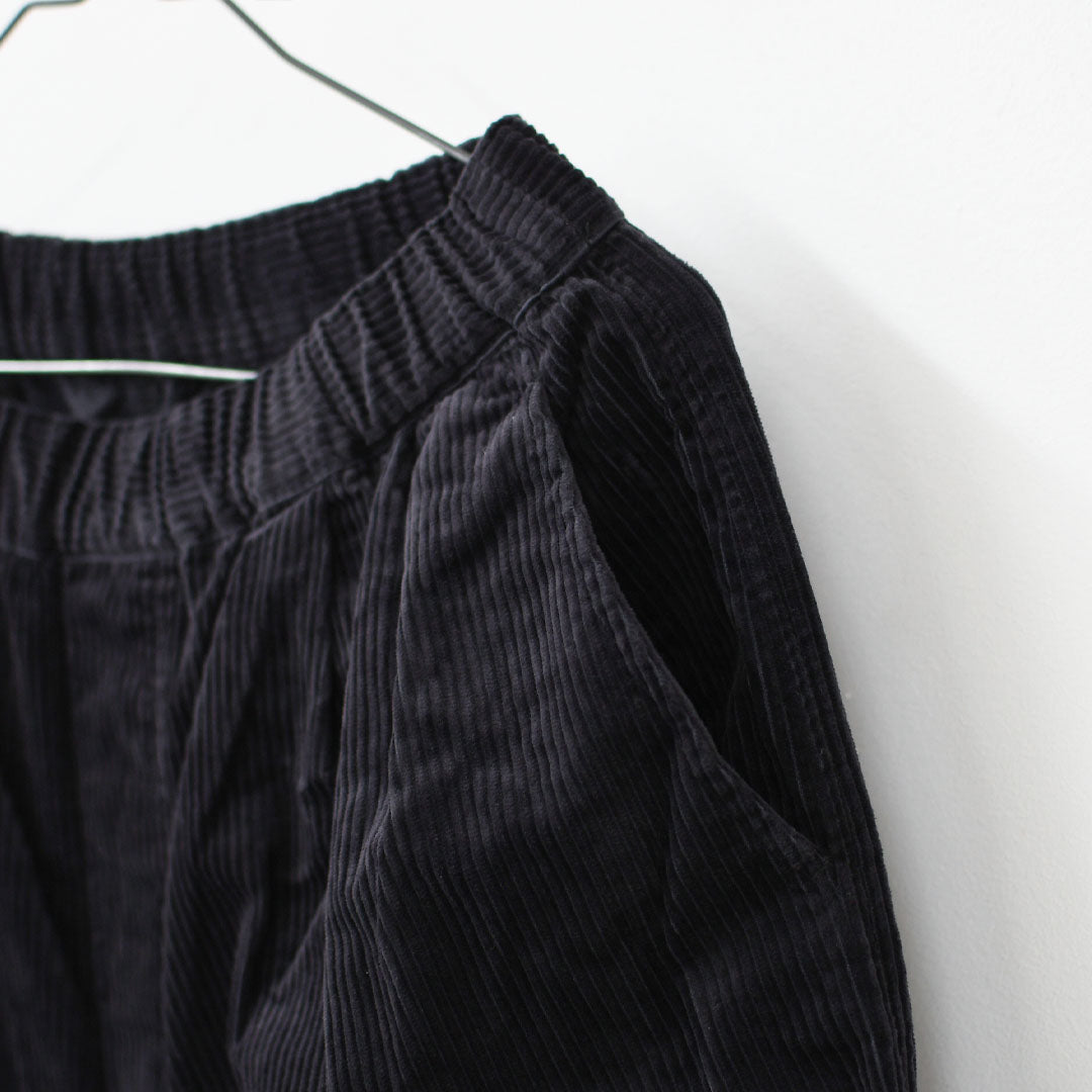 DANTON [ダントン] W Corduroy 2-Tuck Easy Pants [DT-E0318CDU] コーデュロイ 2タック イージーパンツ・コーデュロイパンツ・ストレートシルエット・クロップド丈・LADY'S [2026AW]