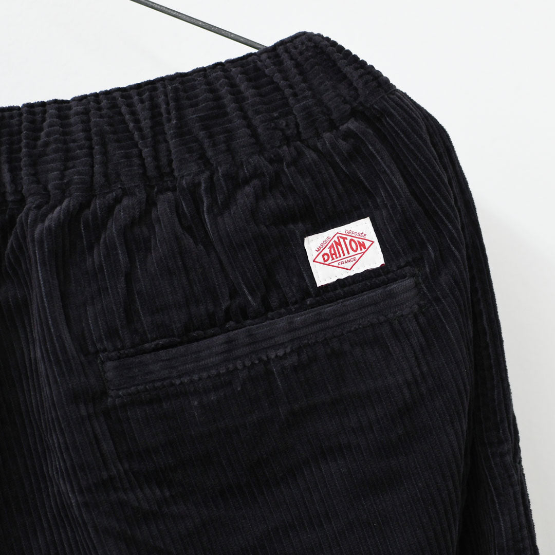 DANTON [ダントン] W Corduroy 2-Tuck Easy Pants [DT-E0318CDU] コーデュロイ 2タック イージーパンツ・コーデュロイパンツ・ストレートシルエット・クロップド丈・LADY'S [2026AW]