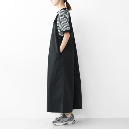 DANTON [ダントン] W V-NECK OVERALLS SKIRT [DT-F0048NCP] Ｖネックオーバーオールスカート [2025SS]
