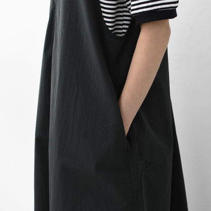 DANTON [ダントン] W V-NECK OVERALLS SKIRT [DT-F0048NCP] Ｖネックオーバーオールスカート [2025SS]