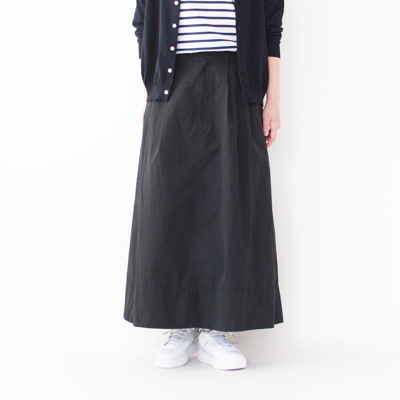 DANTON [ダントン] W N/C TUSSER DOUBLE PLEATED SKIRT [DT-F0049NCT] N/Cタッサーダブルプリーテッドスカート [2024SS]