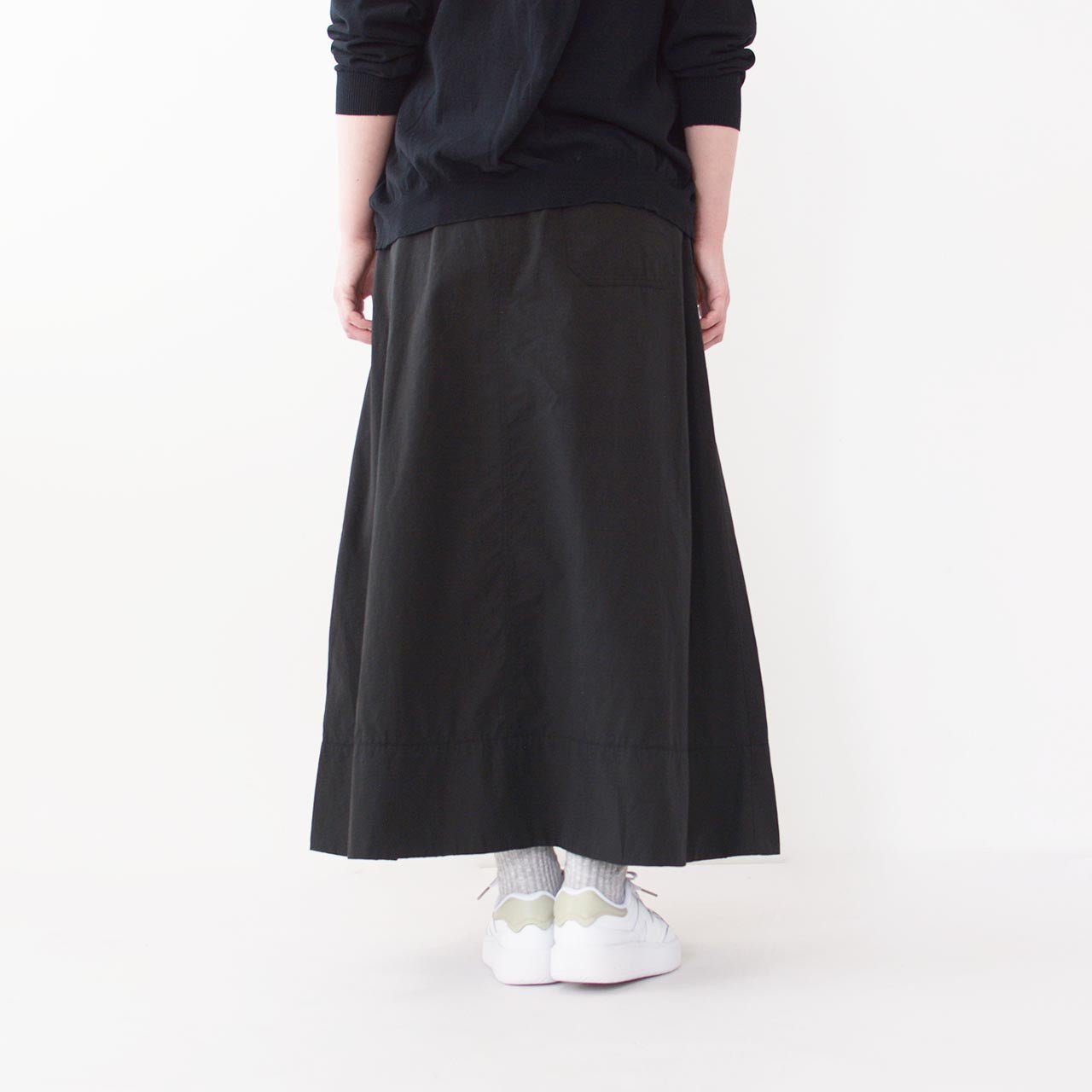 DANTON [ダントン] W N/C TUSSER DOUBLE PLEATED SKIRT [DT-F0049NCT] N/Cタッサーダブルプリーテッドスカート [2024SS]