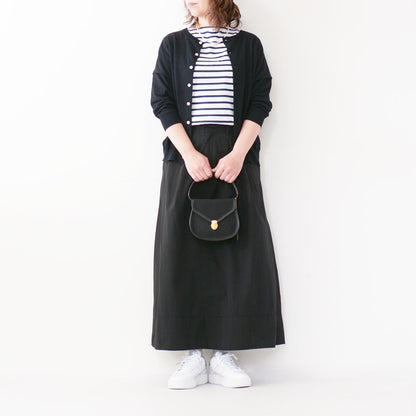 DANTON [ダントン] W N/C TUSSER DOUBLE PLEATED SKIRT [DT-F0049NCT] N/Cタッサーダブルプリーテッドスカート [2024SS]