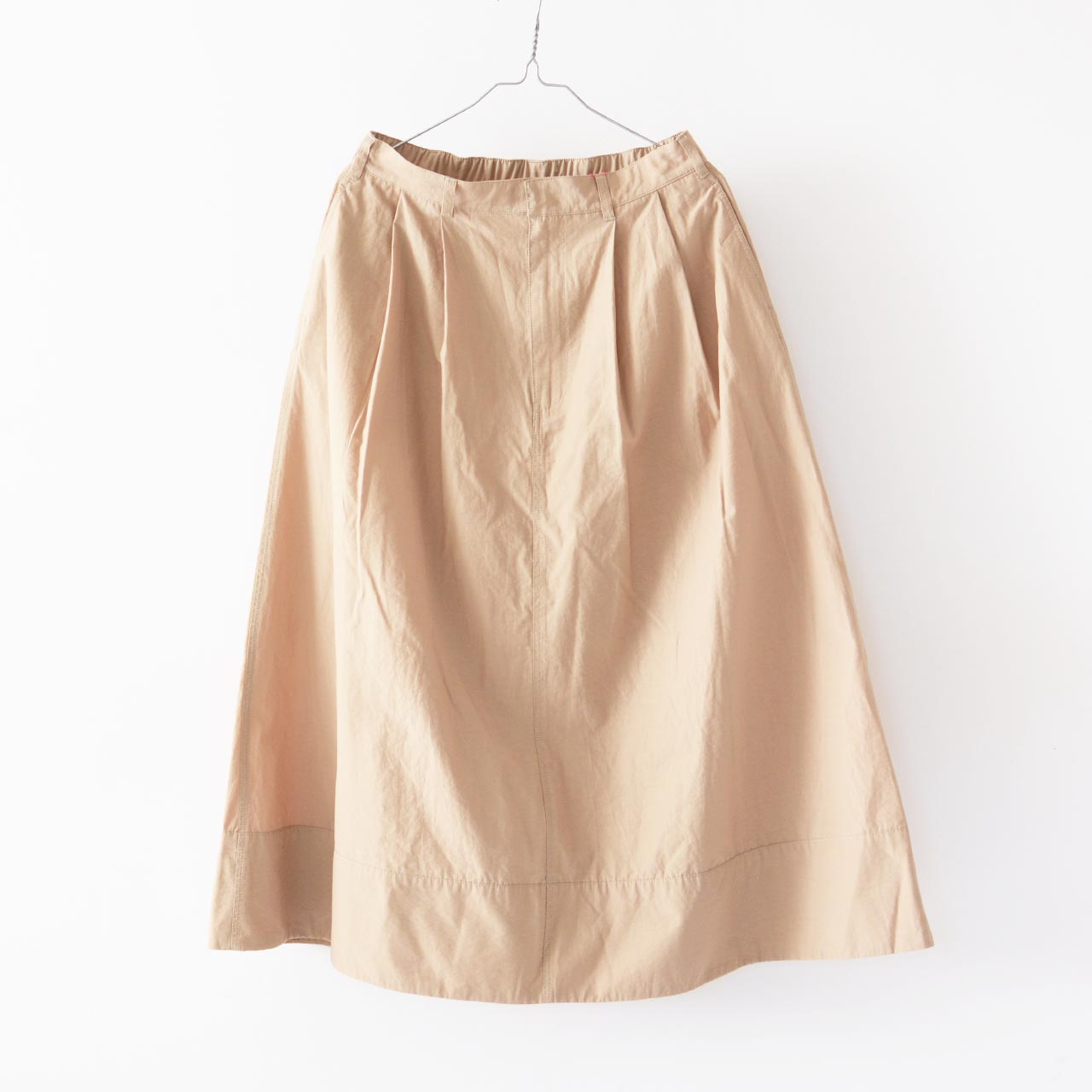 DANTON [ダントン] W N/C TUSSER DOUBLE PLEATED SKIRT [DT-F0049NCT] N/Cタッサーダブルプリーテッドスカート [2024SS]