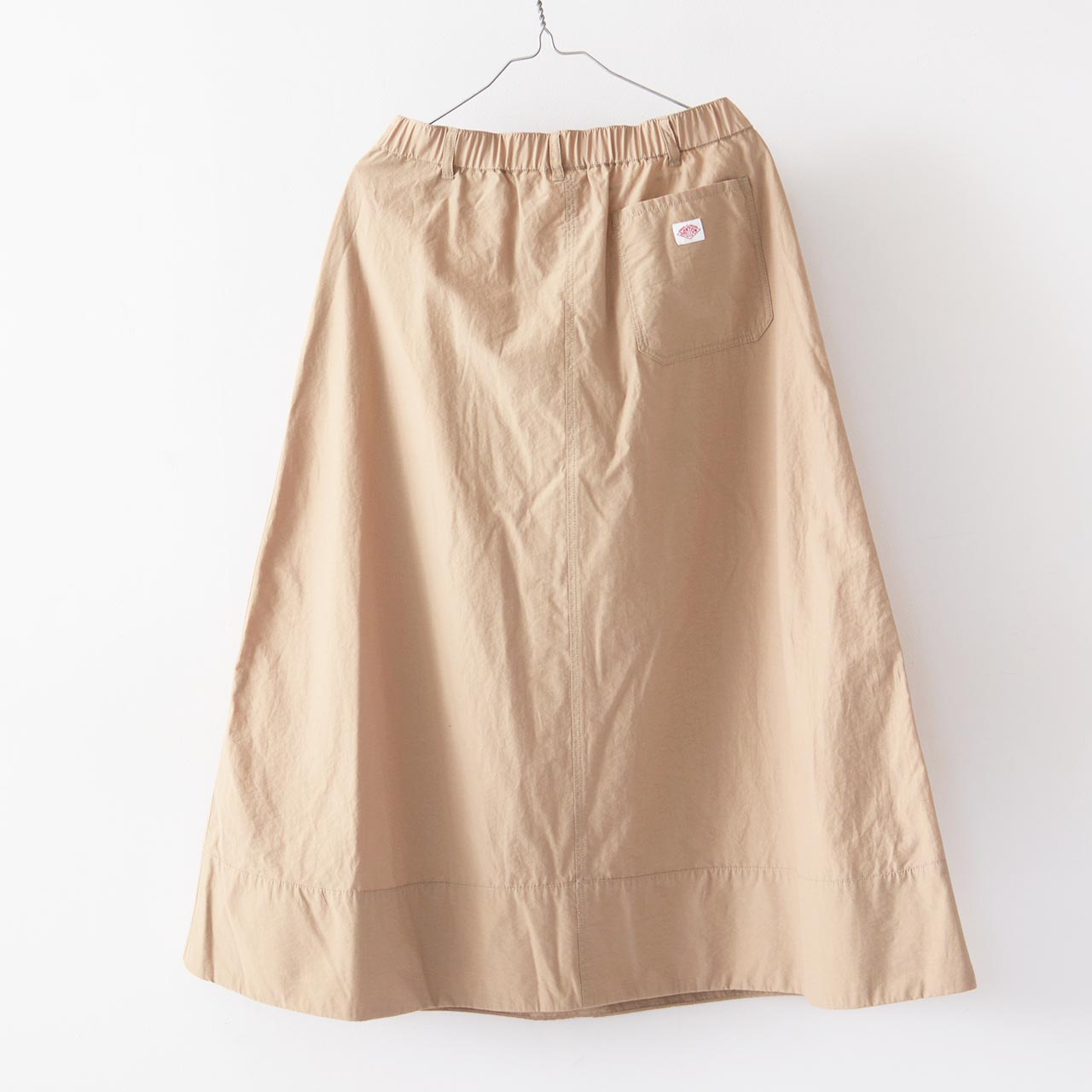 DANTON [ダントン] W N/C TUSSER DOUBLE PLEATED SKIRT [DT-F0049NCT] N/Cタッサーダブルプリーテッドスカート [2024SS]