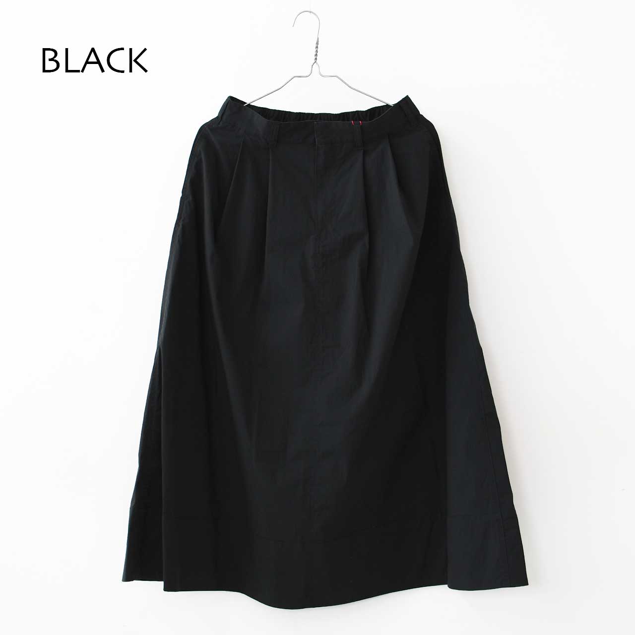 DANTON [ダントン] W C/N TYPEWRITER 2TUCK SKIRT [DT-F0073NCP] C/Nタイプライター2タックスカート [2025SS]
