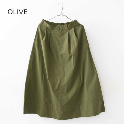 DANTON [ダントン] W C/N TYPEWRITER 2TUCK SKIRT [DT-F0073NCP] C/Nタイプライター2タックスカート [2025SS]