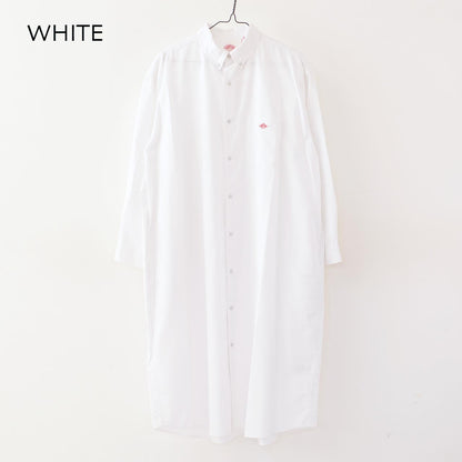 DANTON [ダントン] W COOLMAX OXFORD B.D SHIRT DRESS-SOLID- [DT-G0049CMX-S] クールマックスボタンダウンシャツドレス [2024SS]