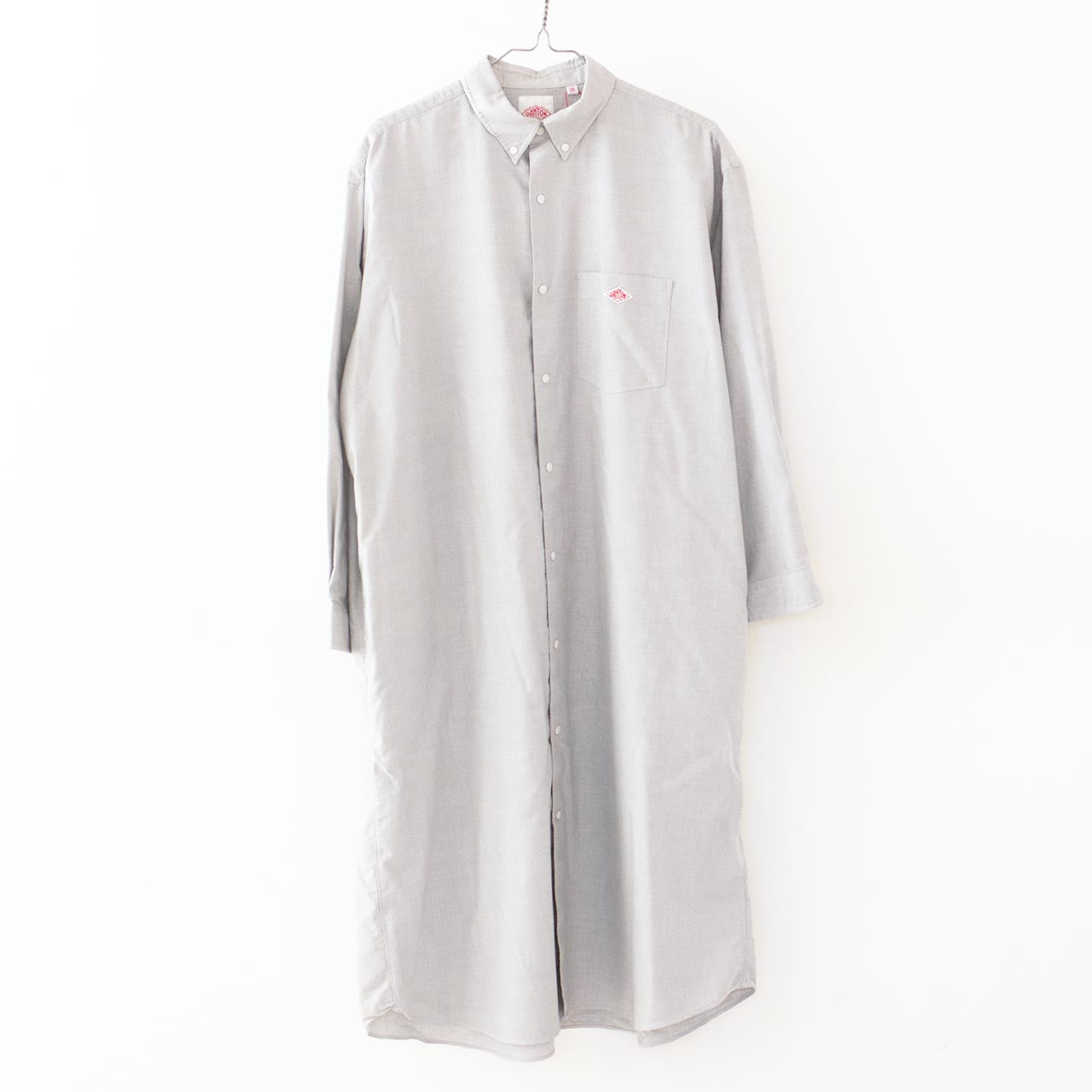 DANTON [ダントン] W COOLMAX OXFORD B.D SHIRT DRESS-SOLID- [DT-G0049CMX-S] クールマックスボタンダウンシャツドレス [2024SS]