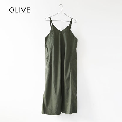 DANTON [ダントン] Women's Nylon Taffeta Camisole Dress [DT-G0114NSB] Aラインドレス・ナイロンタフタ・キャミソールワンピース・フレアーシルエット・LADY'S [2026SS]