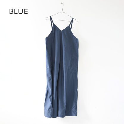 DANTON [ダントン] Women's Nylon Taffeta Camisole Dress [DT-G0114NSB] Aラインドレス・ナイロンタフタ・キャミソールワンピース・フレアーシルエット・LADY'S [2026SS]