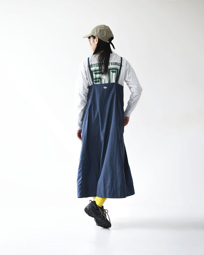 DANTON [ダントン] Women's Nylon Taffeta Camisole Dress [DT-G0114NSB] Aラインドレス・ナイロンタフタ・キャミソールワンピース・フレアーシルエット・LADY'S [2026SS]