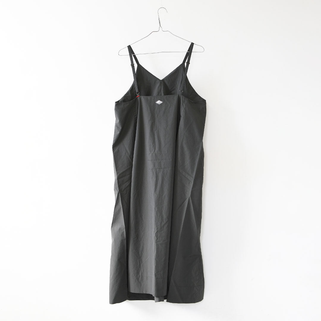 DANTON [ダントン] Women's Nylon Taffeta Camisole Dress [DT-G0114NSB] Aラインドレス・ナイロンタフタ・キャミソールワンピース・フレアーシルエット・LADY'S [2026SS]