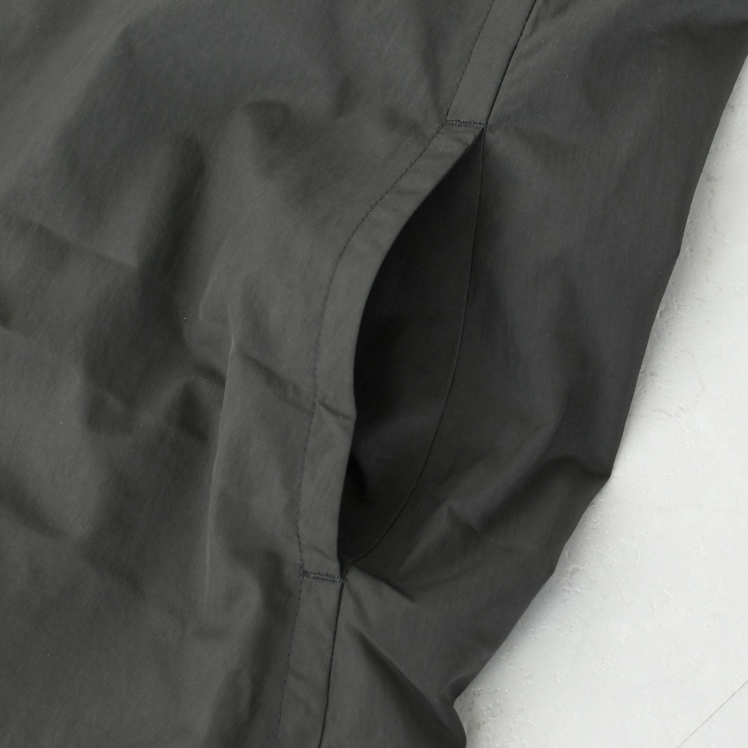 DANTON [ダントン] Women's Nylon Taffeta Camisole Dress [DT-G0114NSB] Aラインドレス・ナイロンタフタ・キャミソールワンピース・フレアーシルエット・LADY'S [2026SS]