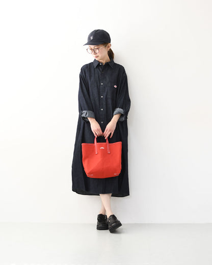DANTON [ダントン] W Denim Dungaree Classic Collar Dress [DT-G0115DUG] デニムダンガリークラシックカラードレス・シャツワンピース・デニムシャツワンピース・レギュラーカラー・ダンガリー・LADY'S [2026SS]