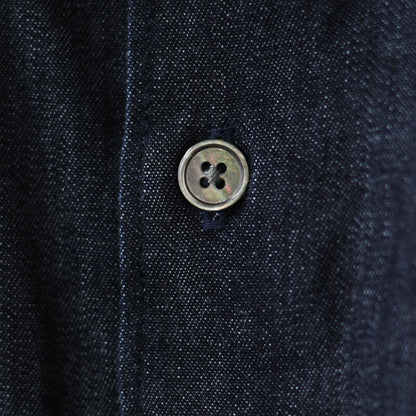 DANTON [ダントン] W Denim Dungaree Classic Collar Dress [DT-G0115DUG] デニムダンガリークラシックカラードレス・シャツワンピース・デニムシャツワンピース・レギュラーカラー・ダンガリー・LADY'S [2026SS]
