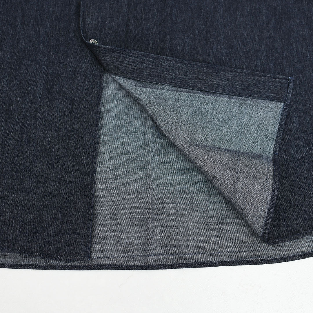 DANTON [ダントン] W Denim Dungaree Classic Collar Dress [DT-G0115DUG] デニムダンガリークラシックカラードレス・シャツワンピース・デニムシャツワンピース・レギュラーカラー・ダンガリー・LADY'S [2026SS]