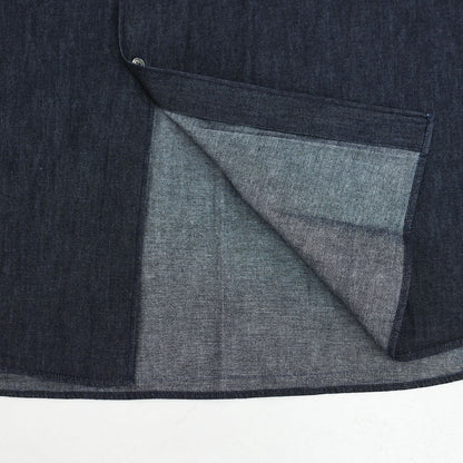 DANTON [ダントン] W Denim Dungaree Classic Collar Dress [DT-G0115DUG] デニムダンガリークラシックカラードレス・シャツワンピース・デニムシャツワンピース・レギュラーカラー・ダンガリー・LADY'S [2026SS]