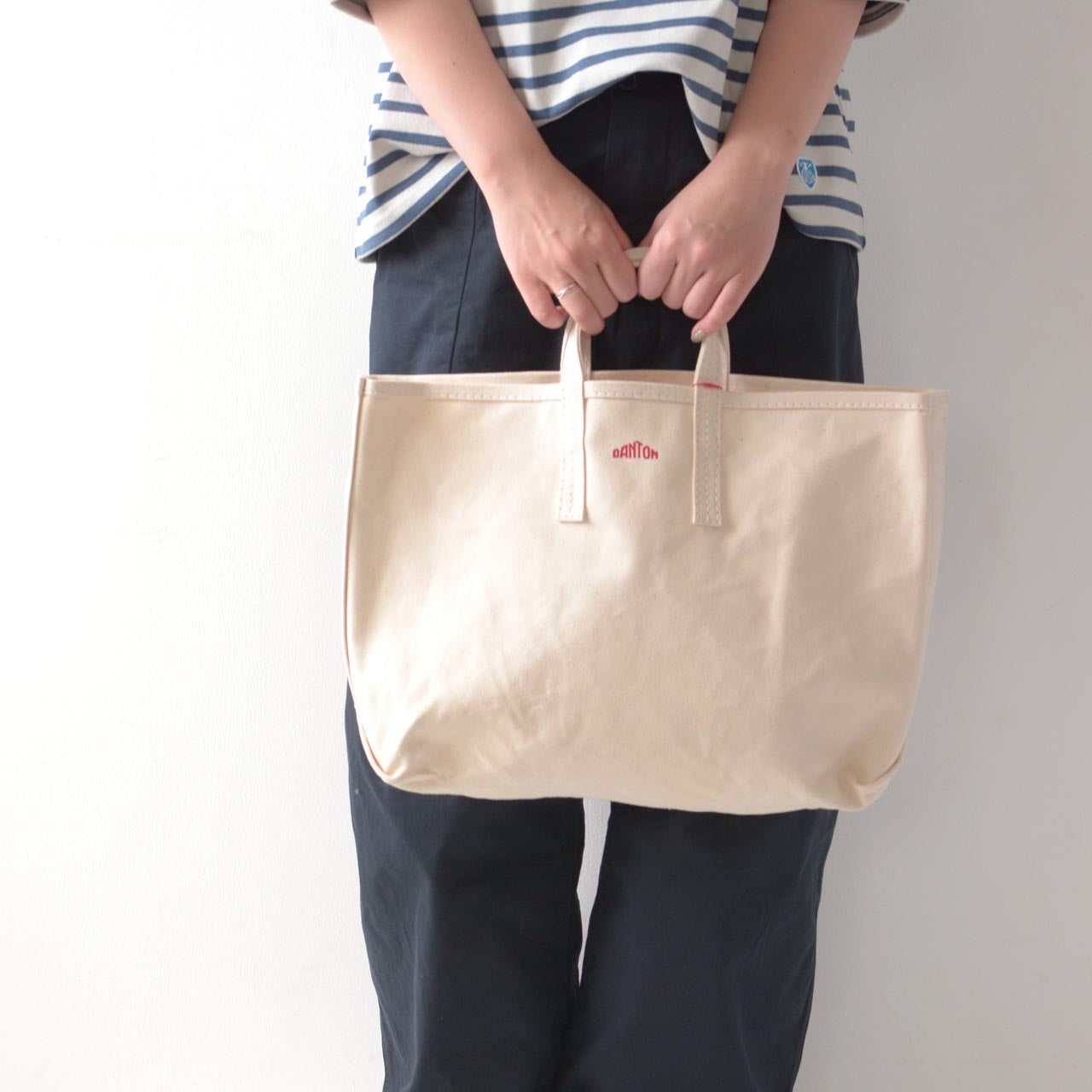 DANTON [ダントン] CANVAS TOTE BAG M [DT-H0051 LCS] キャンバストートバッグM [2022SS]