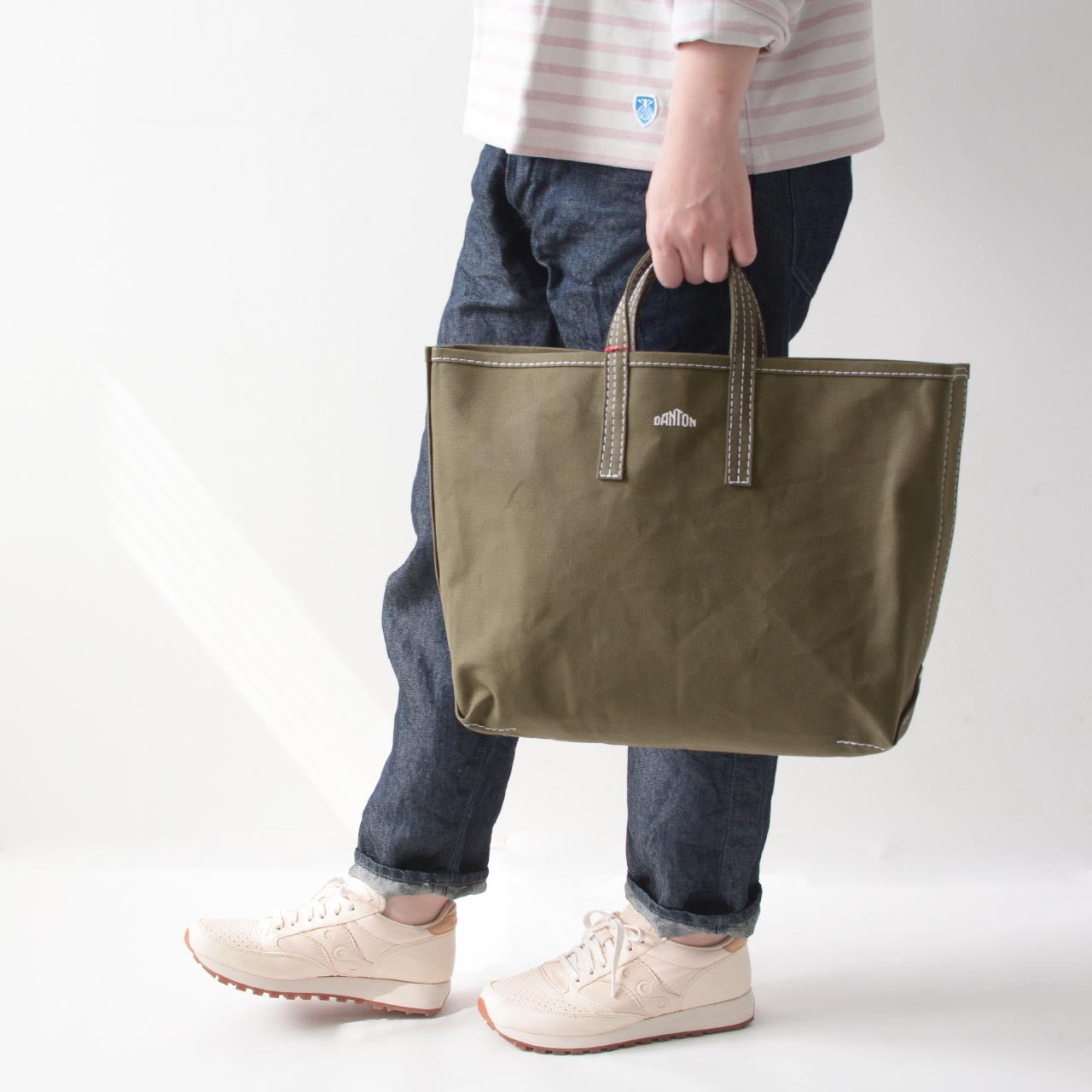 DANTON [ダントン] CANVAS TOTE BAG M [DT-H0051 LCS] キャンバストートバッグM [2022SS]