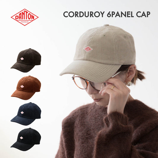 DANTON [ダントン] CORDUROY 6PANEL CAP [DT-H0227CUR] コーデュロイ 6パネルキャップ[2024AW]