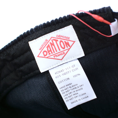 DANTON [ダントン] CORDUROY 6PANEL CAP [DT-H0227CUR] コーデュロイ 6パネルキャップ[2024AW]
