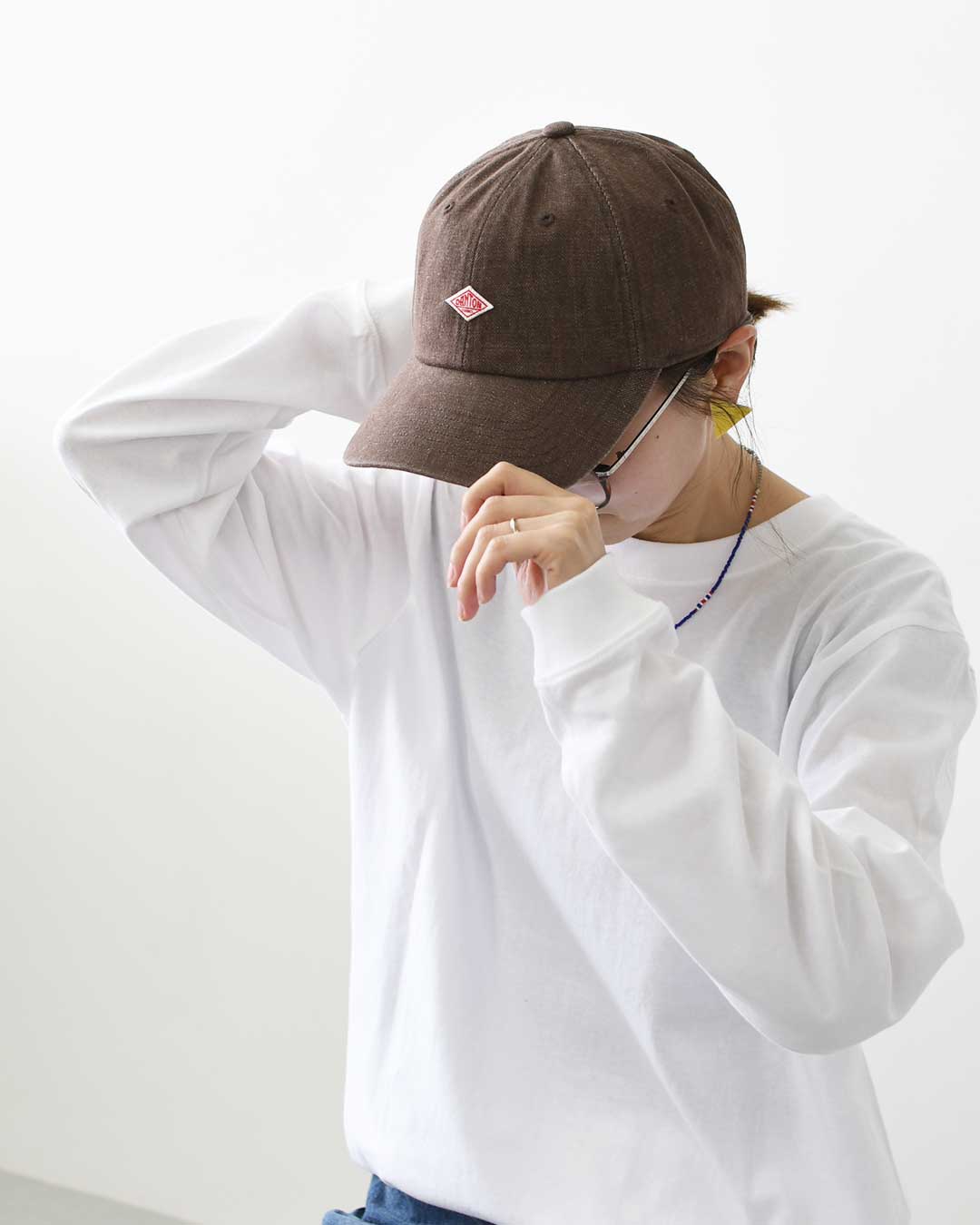 DANTON [ダントン] カラーデニム 6Pキャップ [DT-H0227DVT] 6パネルキャップ・コットンキャップ・ヴィンテージライク・キャンプ・アウトドア・MEN'S / LADY'S [2026AW]