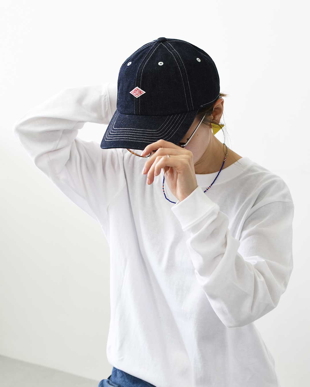 DANTON [ダントン] Denim 6-Panel Cap [DT-H0227YMN] デニム6パネルキャップ・6パネルキャップ・コットンキャップ・キャンプ・アウトドア・デニム地・MEN'S / LADY'S [2026AW]
