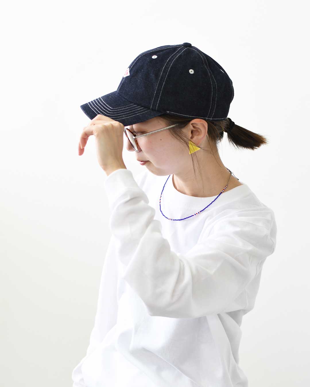 DANTON [ダントン] Denim 6-Panel Cap [DT-H0227YMN] デニム6パネルキャップ・6パネルキャップ・コットンキャップ・キャンプ・アウトドア・デニム地・MEN'S / LADY'S [2026AW]