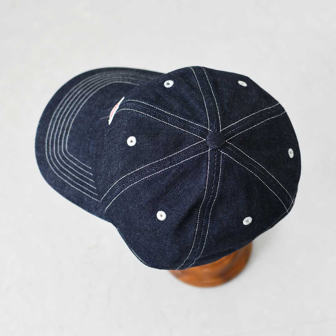 DANTON [ダントン] Denim 6-Panel Cap [DT-H0227YMN] デニム6パネルキャップ・6パネルキャップ・コットンキャップ・キャンプ・アウトドア・デニム地・MEN'S / LADY'S [2026AW]