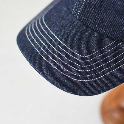 DANTON [ダントン] Denim 6-Panel Cap [DT-H0227YMN] デニム6パネルキャップ・6パネルキャップ・コットンキャップ・キャンプ・アウトドア・デニム地・MEN'S / LADY'S [2026AW]