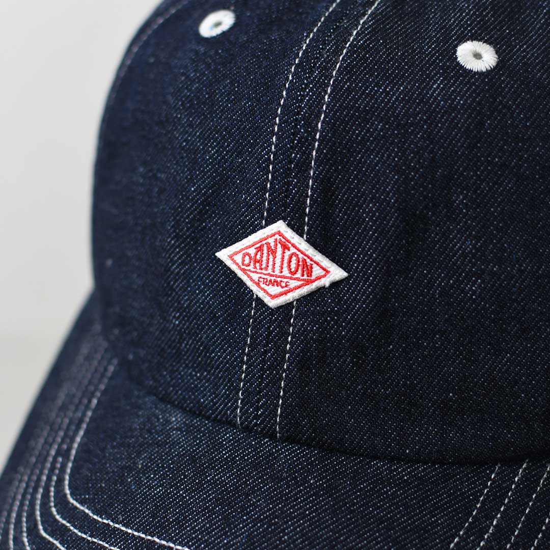DANTON [ダントン] Denim 6-Panel Cap [DT-H0227YMN] デニム6パネルキャップ・6パネルキャップ・コットンキャップ・キャンプ・アウトドア・デニム地・MEN'S / LADY'S [2026AW]