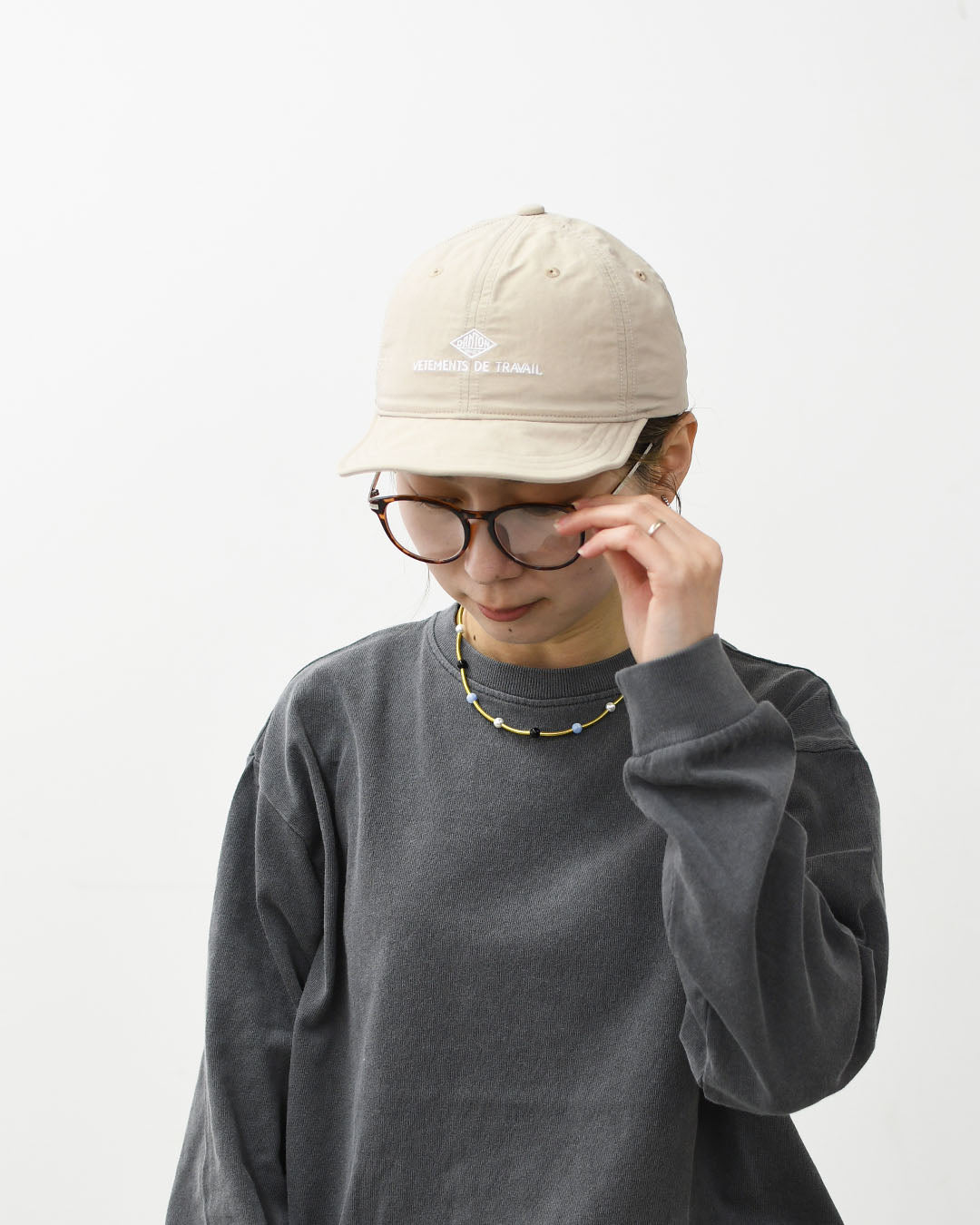 DANTON [ダントン] NYLON TAFFETA 6PANEL CAP [DT-H0268WNY] ナイロンタフタ6パネルキャップ・6パネルキャップ・ナイロンキャップ・キャンプ・アウトドア・MEN'S / LADY'S [2026SS]