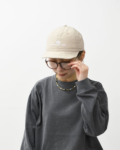 DANTON [ダントン] NYLON TAFFETA 6PANEL CAP [DT-H0268WNY] ナイロンタフタ6パネルキャップ・6パネルキャップ・ナイロンキャップ・キャンプ・アウトドア・MEN'S / LADY'S [2026SS]