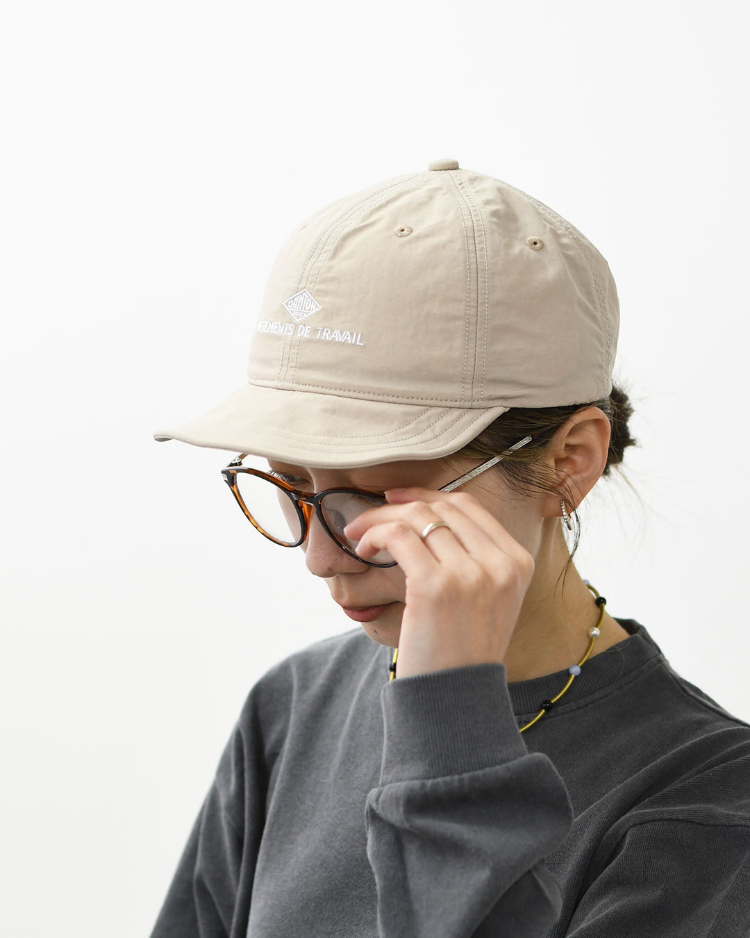 DANTON [ダントン] NYLON TAFFETA 6PANEL CAP [DT-H0268WNY] ナイロンタフタ6パネルキャップ・6パネルキャップ・ナイロンキャップ・キャンプ・アウトドア・MEN'S / LADY'S [2026SS]