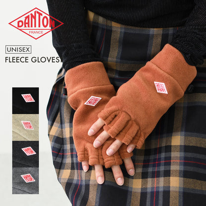 DANTON [ダントン] FLEECE GLOVES [DT-H0305] フリースグローブ・フィンガーレスグローブ・手袋・アウトドア・キャンプ・あったかキャップ・冬アイテム・MEN'S / LADY'S [2025AW]