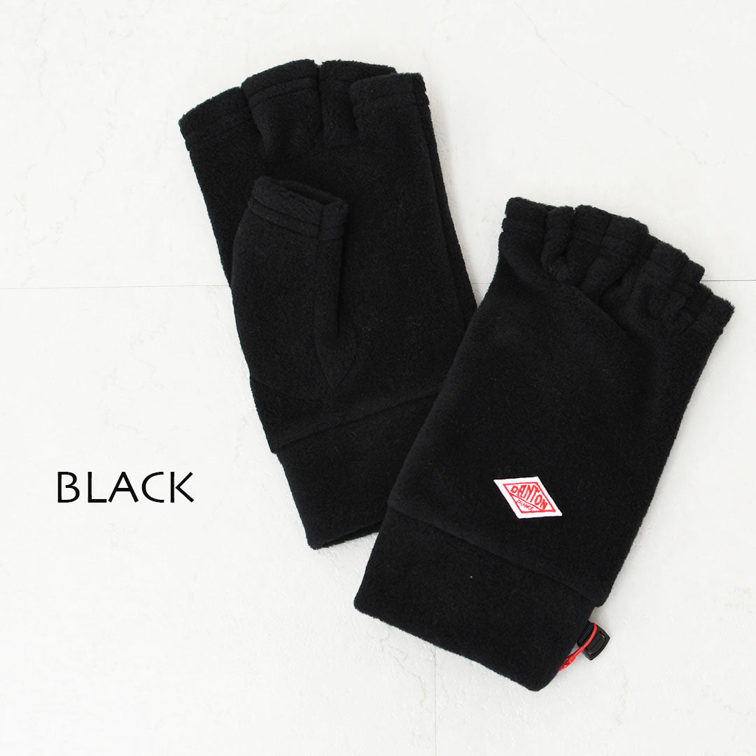DANTON [ダントン] FLEECE GLOVES [DT-H0305] フリースグローブ・フィンガーレスグローブ・手袋・アウトドア・キャンプ・あったかキャップ・冬アイテム・MEN'S / LADY'S [2025AW]