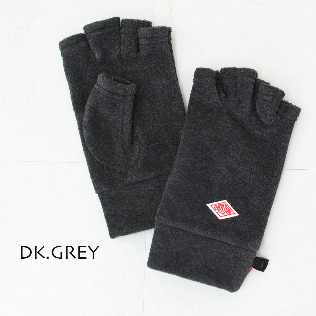 DANTON [ダントン] FLEECE GLOVES [DT-H0305] フリースグローブ・フィンガーレスグローブ・手袋・アウトドア・キャンプ・あったかキャップ・冬アイテム・MEN'S / LADY'S [2025AW]